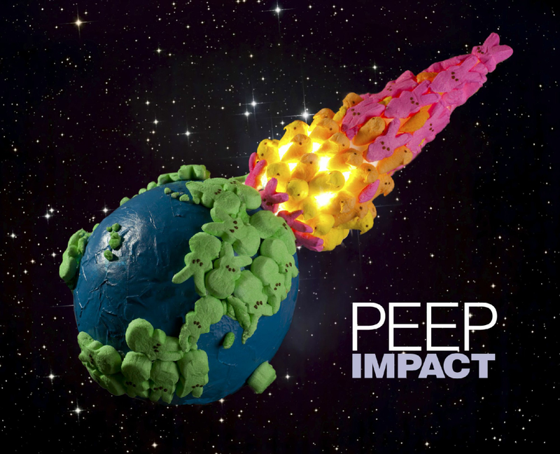 Illustration for article titled Presenting President Marshmallow Morgan Freeman’s crucial monologue from the fake screenplay Peep Impact